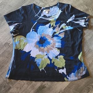 NWOT Coldwater Creek floral top size 1X